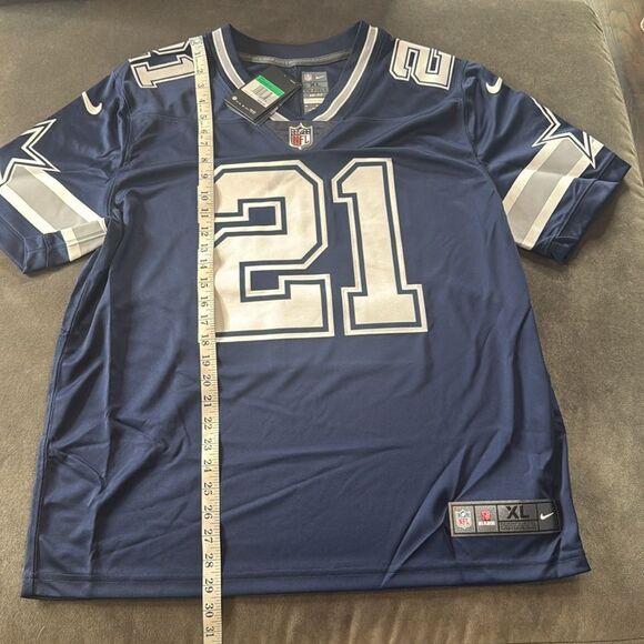 Men's Nike Ezekiel Elliott #21 Dallas Cowboys On Field Dri-Fit NFL Jersey XL NWT - Picture 7 of 15